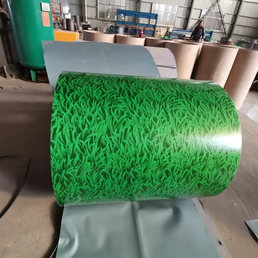 PPGI Wood Grain Printed PPGI Steel Coil 0.45mm Color Coated Steel PPGI