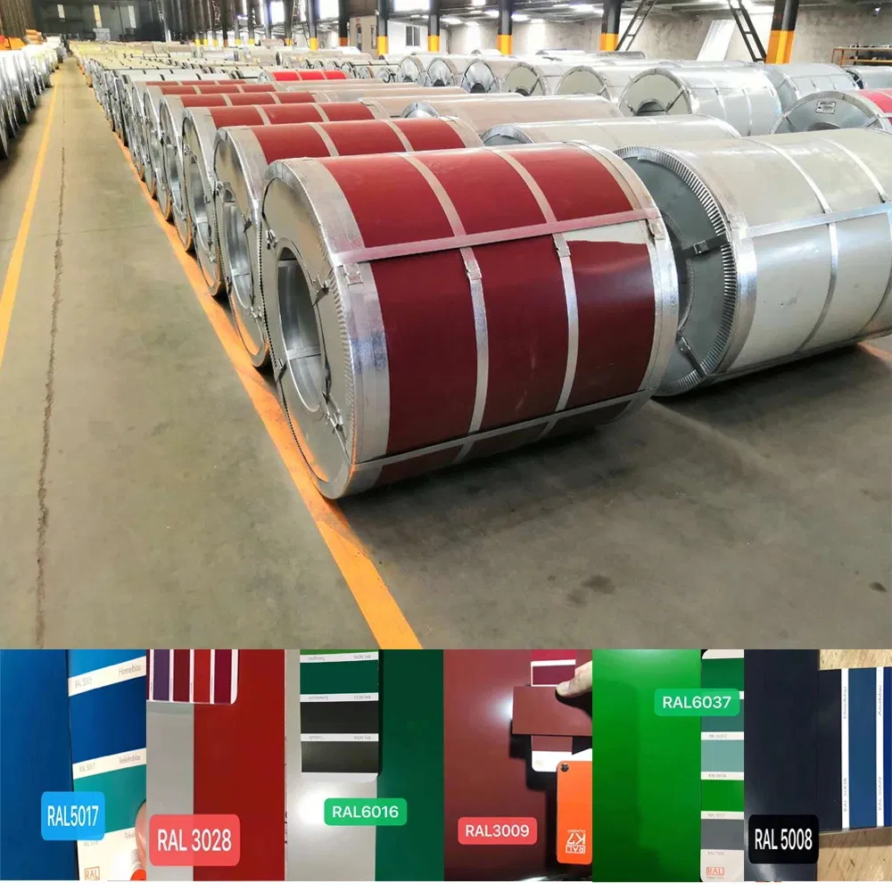 PPGI Wood Grain Printed PPGI Steel Coil 0.45mm Color Coated Steel PPGI