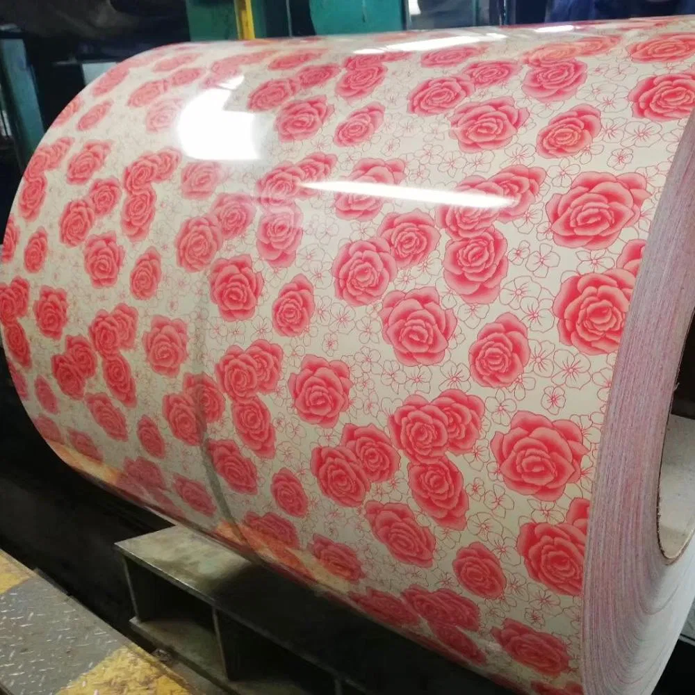 Prime Printed PPGI Purple Butterfly Color Coated Galvanized Steel Coil for Decorations