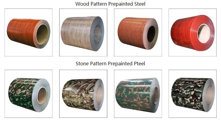 Ral 6023 9002 9016 Ral 8017 Zinc 60g White Wooden PVDF Printed PPGI Coil Cold Rolled PPGI China