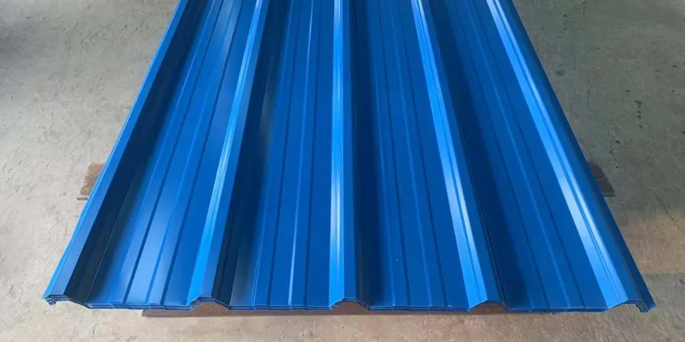 Cheap Price PPGI Customized Corrugated Steel Metal Roofing Tile Hot Rolled Color Coated Prepainted Galvanized Steel Zinc Tin Roof Sheet with Large Stock