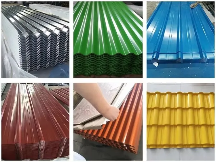 PPGI PPGL Galvanized Aluminum Corrugated Steel Sheet Roofing Metal Sheets 0
