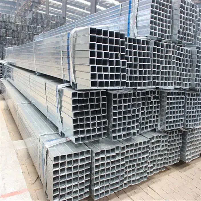 Hot Dip Threading Process Seamless Galvanized Square Pipe Q195 Q235B Z275 Z100 0