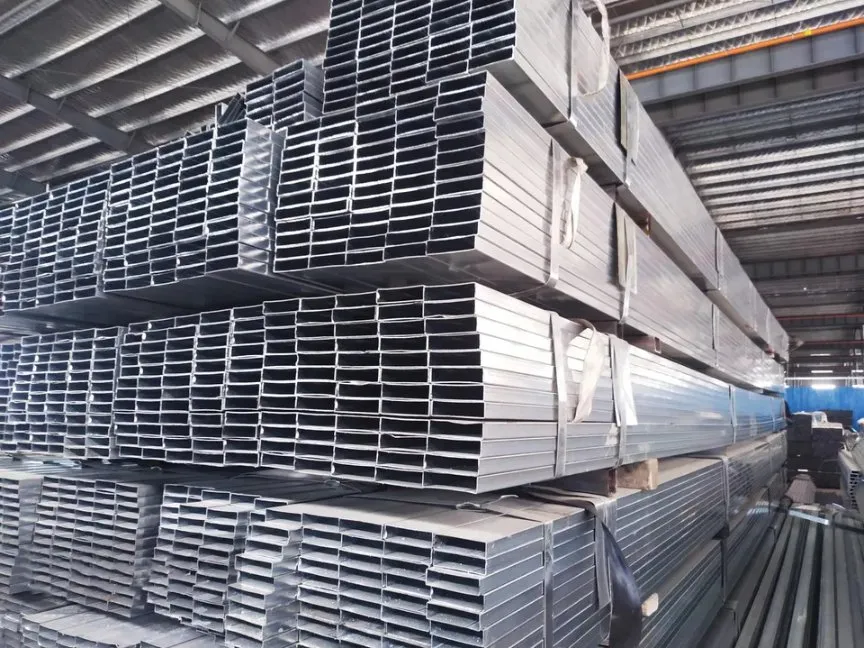 Hot Dip Threading Process Seamless Galvanized Square Pipe Q195 Q235B Z275 Z100 5