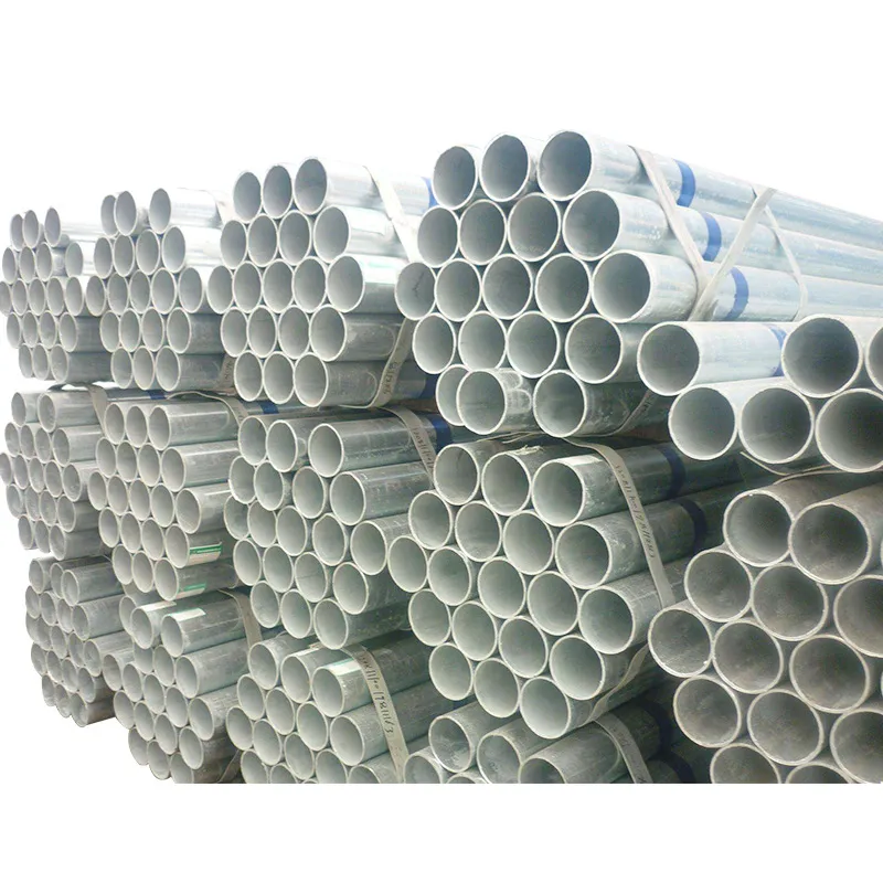 Hot DIP Galvanized Round Steel Pipe / Gi Pipe Pre Galvanized Steel Pipe Galvanized Tube for Construction 2