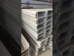 La barra del canal U del haz de acero de la forma de Q195 Q195L U galvanizó el acero del canal U