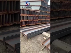 H forma el haz de acero